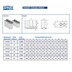 Mertsan Standart Yumuşak Ayak 12 Inch (Kanal 18) - 1,5X60 mm Hatve Ölçüsü, 3 Adetlik Paket - 3