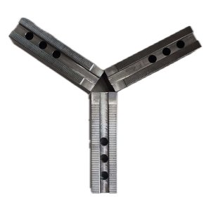 Mertsan Özel Yumuşak Ayak 8 Inch(Kanal 14), 3 Delikli, 1,5X60 mm Hatve Ölçüsü, 38X38X150mm, 3 Adetlik Paket